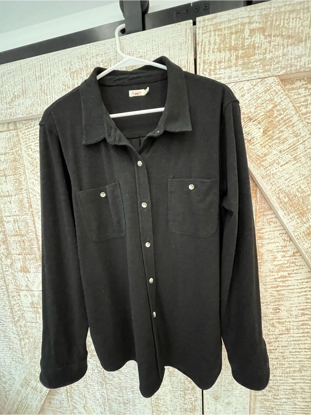 Faherty Women’s Charcoal Legends Shirt Sz XXL